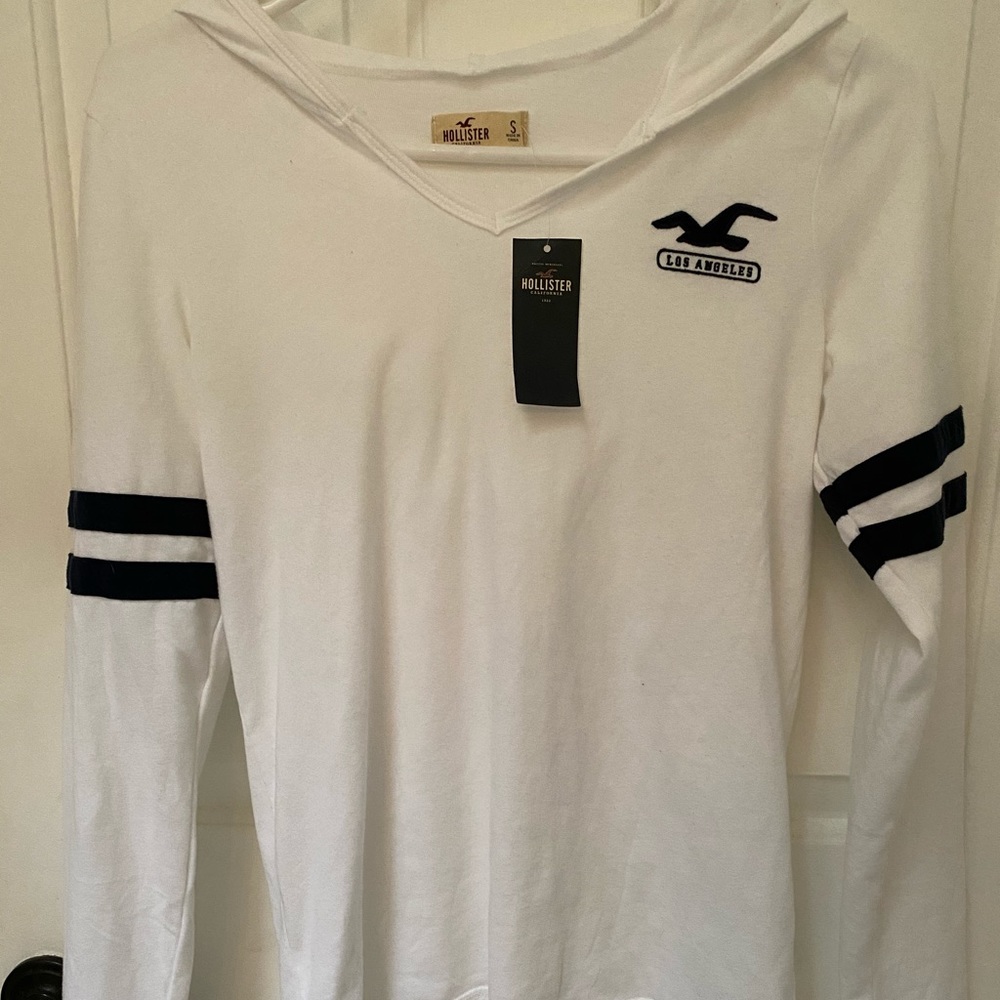 Hollister hooded shirt